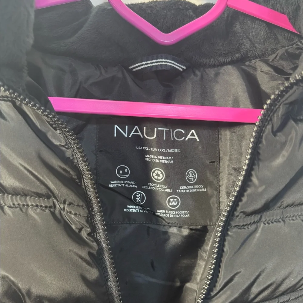Nautica Black Puffer Jacket - Picture 4 of 7